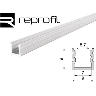 Reprofil U-Profil hoch AU-02-05 - weiß-matt - 100cm