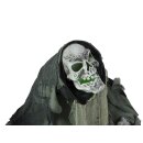 EUROPALMS Halloween Figur Wanderer, 160cm - Stehende Figur: Animiertes Skelett