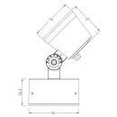 Deko-Light Außenstrahler Colt 8W RGBWW