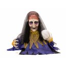 EUROPALMS Halloween Figur Wahrsagerin, animiert 50cm