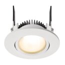 Deko-Light LED Deckeneinbauleuchte COB-68-350mA-2700K-rund