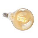 Deko-Light Filament LED-Leuchtmittel E27 G125 2200K Dimmbar