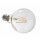Filament LED-Leuchtmittel E27 G95 2700K, dimmbar