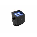 EUROLITE AKKU Mini IP UP-4 QCL Spot MK2 - Kleines IP65-Akku-Uplight mit RGBW-LEDs und IR-Fernbedienung