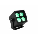 EUROLITE AKKU Mini IP UP-4 QCL Spot MK2 - Kleines IP65-Akku-Uplight mit RGBW-LEDs und IR-Fernbedienung