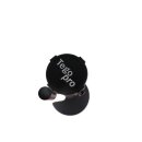 Tego Pro 2er Set Absperrpfosten schwarz stapelbar mit 2m Gurtband schwarz