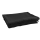 Wentex P&D Vorhang Molton gewellt 400 x 250cm schwarz - 300 g/m²