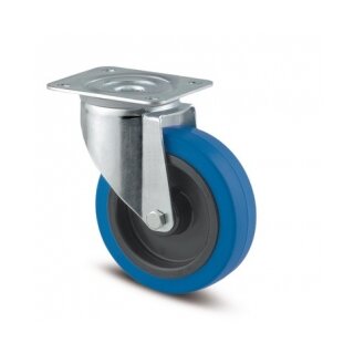 TENTE Blue Wheel 100 mm Lenkrolle ungebremst