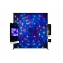 TWINKLY Lightwall - Mobiler LED-Vorhang mit App-Steuerung und Alu-Gestell (2,6 x 2,7 m)