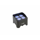 EUROLITE AKKU Mini UP-4 QCL Spot MK2 - Kleines Akku-Uplight mit RGBW-LEDs und IR-Fernbedienung