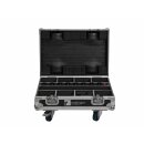 ROADINGER Flightcase 8x AKKU Mini IP UP-4 QCL Spot MK2 mit Ladefunktion