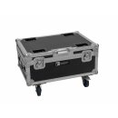 ROADINGER Flightcase 6x AKKU IP TL-3 QCL Trusslight CRMX mit Ladefunktion und Rollen