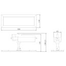 Panel Track Light - 3-Phasen LED-Flächen-Strahler in weiß mit 4000K