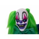 EUROPALMS Halloween Figur Clown Charly, animiert, 164cm - Animierte Figur mit Licht-, Sound- und Bewegungseffekten