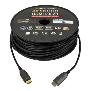 DAP FV45 HDMI Kabel 2.1 AOC 8K-Glasfaserkabel UHD 15m