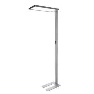 Deko Light Stehleuchte Office One Motion Up and Down, 80 W, Touch DIM, 4000 K, Silber