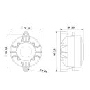 LAVOCE DF10.101LM 1" Kompressionstreiber, Ferrit - 15 W AES, 8 Ohm, 106 dB, 1500 - 20000 Hz