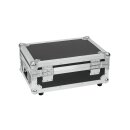 ROADINGER Flightcase 2x TSL-150/250/350 LED Scanner Hochwertige Verarbeitung mit Schichtholz mehrlagig verleimt 7 mm, schwarz, laminiert