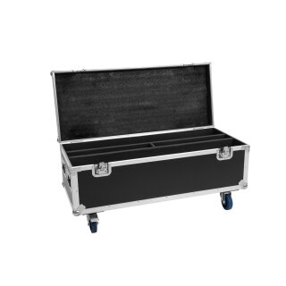 ROADINGER Flightcase 2x Eurolite LED TMH Bar S120 mit Rollen - Truhen-Case mit Lenkrollen