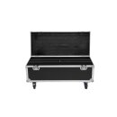 ROADINGER Flightcase 2x Eurolite LED TMH Bar S120 mit Rollen - Truhen-Case mit Lenkrollen