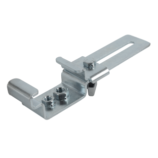 Showgear Mini-Zeltklemme MKII silber - Tent Clamp - 15-25 kg, mit M8 und M10 Gewindelöchern