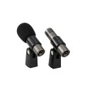 OMNITRONIC MIC 77-7LMH MK2 Schlagzeug-Mikrofonset - 7-teiliges Mikrofon-Komplettset für Drumsets