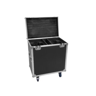 ROADINGER Flightcase 2x TMH-S400 mit Rollen