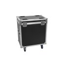 ROADINGER Flightcase 2x TMH-S400 mit Rollen