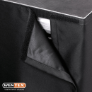 Wentex Stage Skirt Bühnenverkleidung MCS 300 g/m² schwarz - 620 x 40 cm (W x H) - glatt