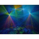 Eurolite LED GF-100 Gobo Flower - Lichtstarker Goboflower mit rotierendem, buntem Facettenspiegel und abwechslungsreichen Gobos