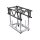 GLOBAL TRUSS PreRig Truss 1200 stage black Set incl. Dolly