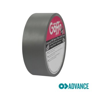 Advance AT208 PVC-Tanzbodenband Gaffa Tape 33m/50mm in grau