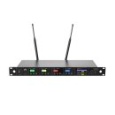 OMNITRONIC UHF-604 4-Kanal Funkmikrofon-System 823-832/863-865 MHz