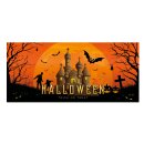 EUROPALMS Halloween Banner, Geisterhaus, 400x180cm